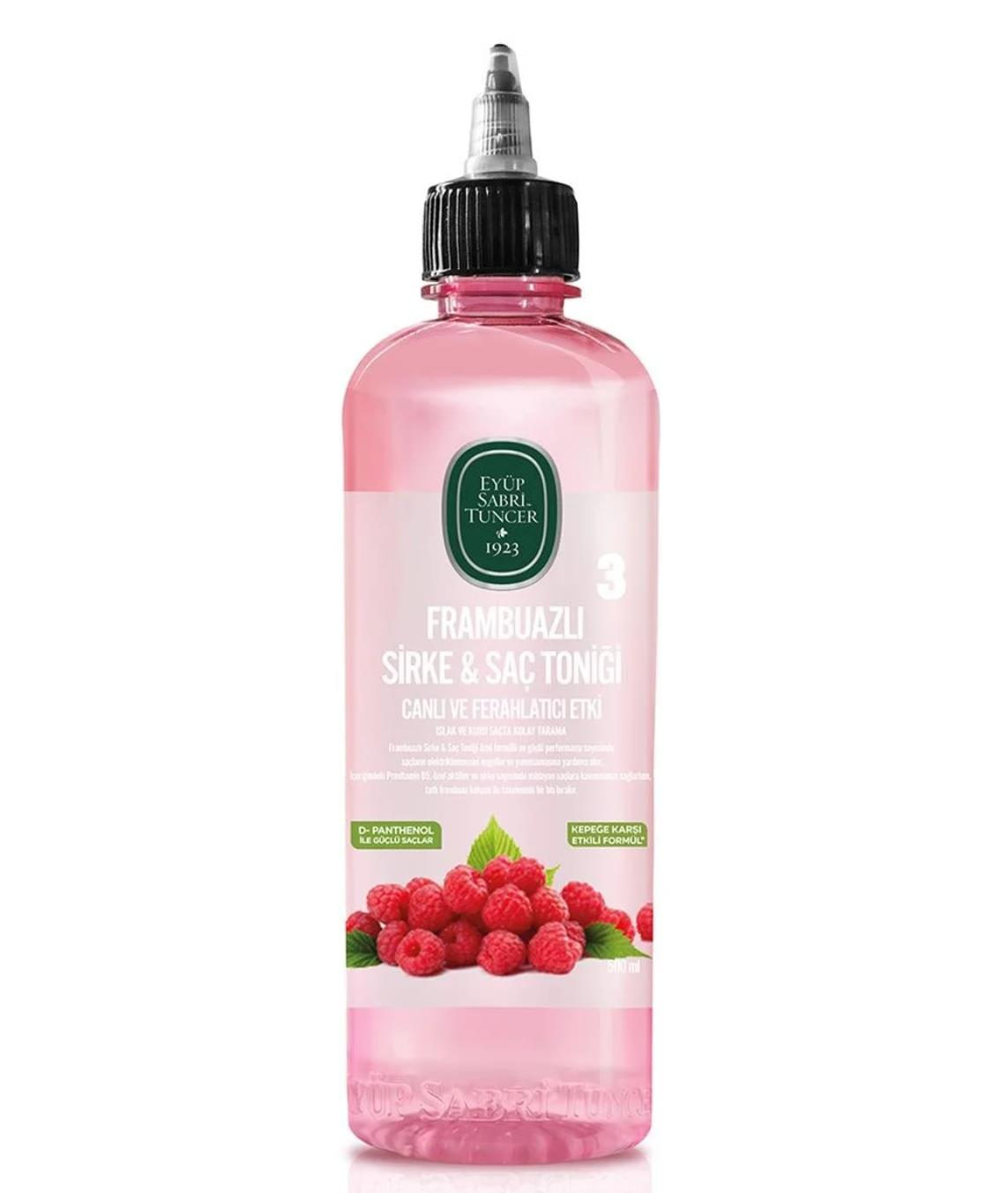 FRAMBUAZLI SİRKE & SAÇ TONİĞİ 500 ML