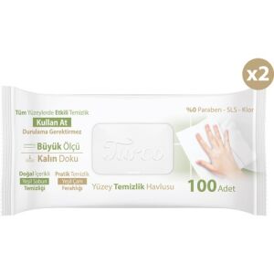 BABY TURCO 100 LÜ ISLAK HAVLU YÜZEY TEMİZLEYİCİ